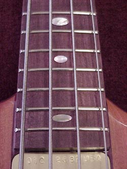 Purpleheart fingerboard