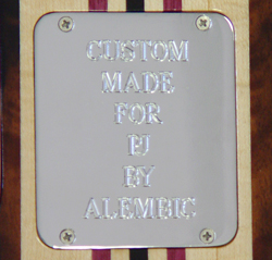 Engraved Backplate