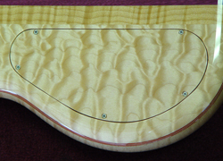 Continuous wood backplate