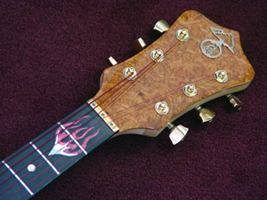 Inlay and peghead