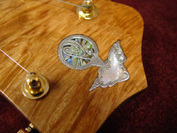 inlaid logo