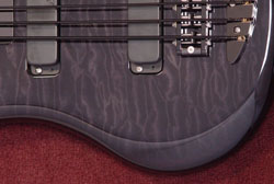 Quilted Maple Black Stain