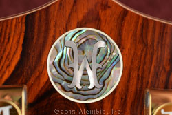 W inlay