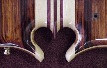 heart omega carving