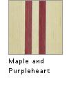 Maple and Purpleheart